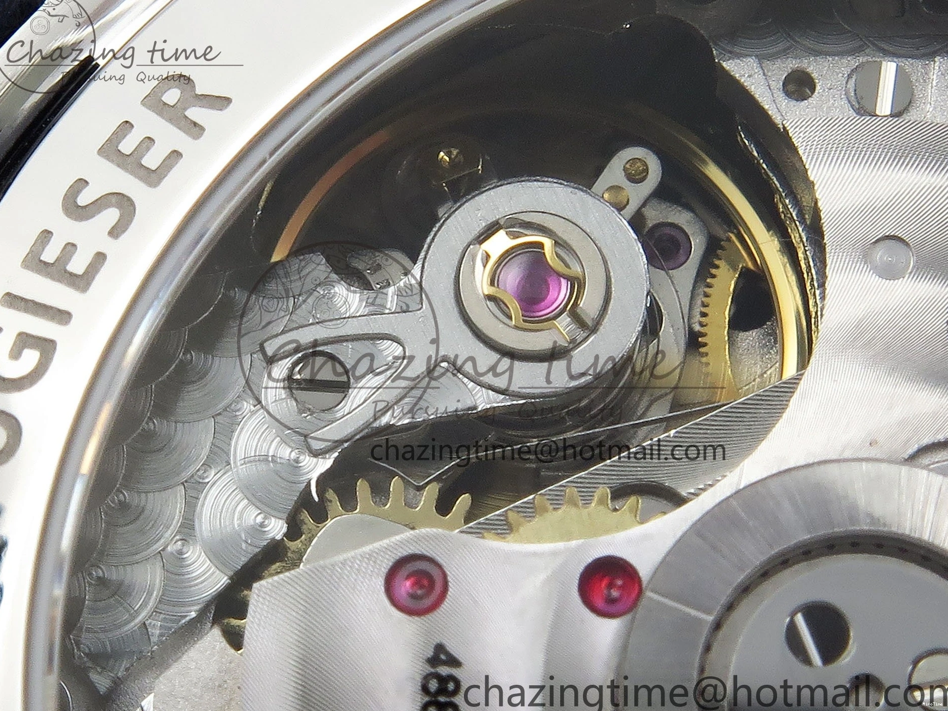 MIROTIME 0422 Casual Portuguese Chrono IW3716 Z+F 1:1 Best Edition White Dial on Blue Rubber Strap A 7016